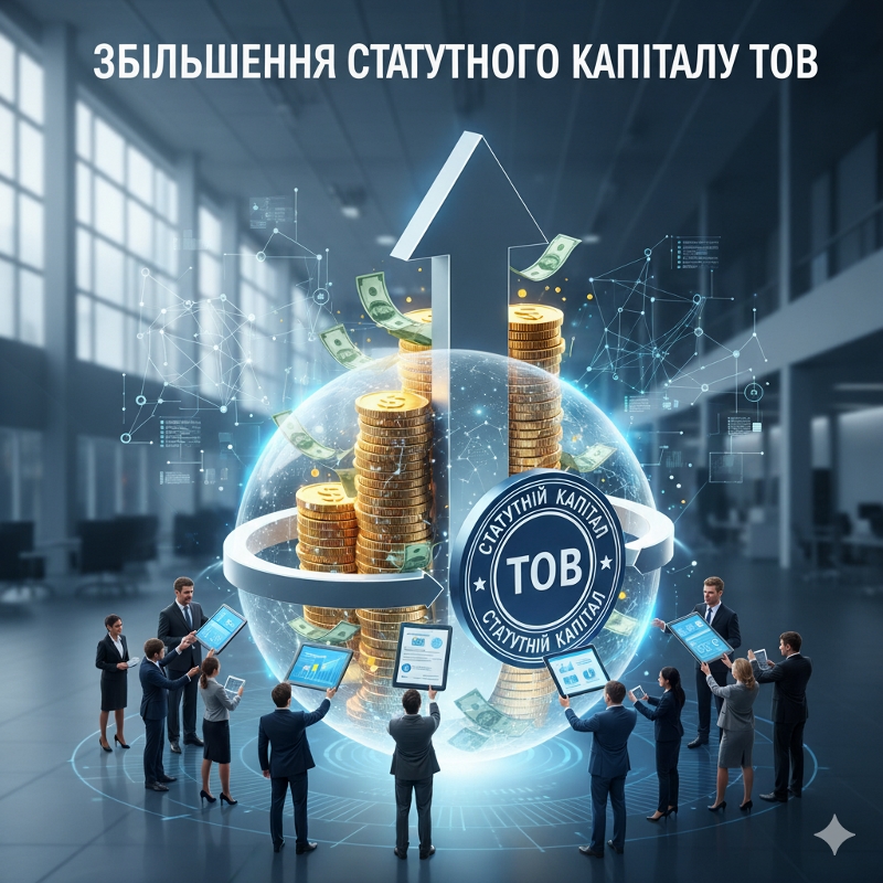 Як правильно збільшити статутний капітал ТОВ? Правові та практичні особливості на 2025–2026 рік