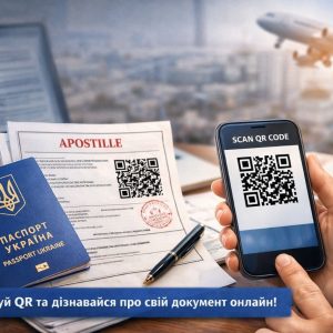 QR-код на апостилі: як тепер за секунди перевірити свій документ 📲📄 5 QR-код на апостилі у 2026 році: як перевірити документ онлайн | Бровар Юст