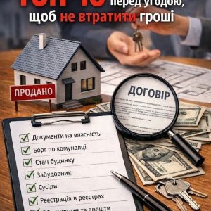 Купівля-продаж нерухомості: ТОП-10 перевірок перед угодою, щоб не втратити гроші 🏠⚖️ 2 Купівля-продаж нерухомості: ТОП-10 перевірок перед угодою | Бровар Юст