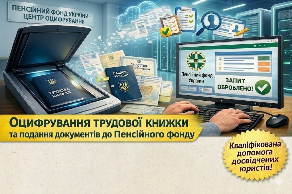 🧾 Оцифрування трудової книжки — швидко, офіційно, без черг | Бровар Юст