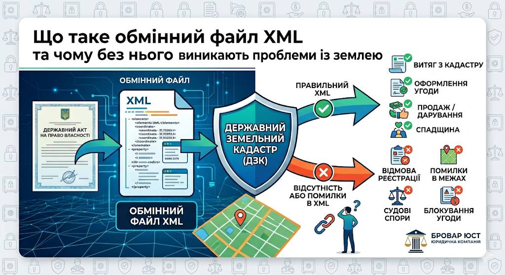Що таке обмінний файл XML та чому без нього виникають проблеми із землею
