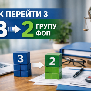Як перейти з 3 на 2 групу ФОП у 2026 році: умови, строки, податки та ризики
