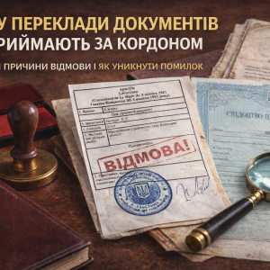 Чому переклади документів не приймають за кордоном: основні причини відмови і як уникнути помилок