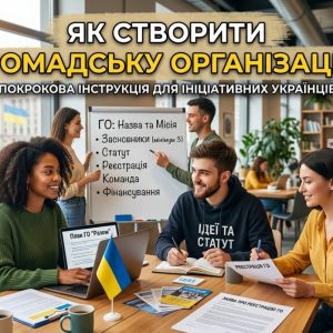 Як створити громадську організацію в Україні: покрокова інструкція