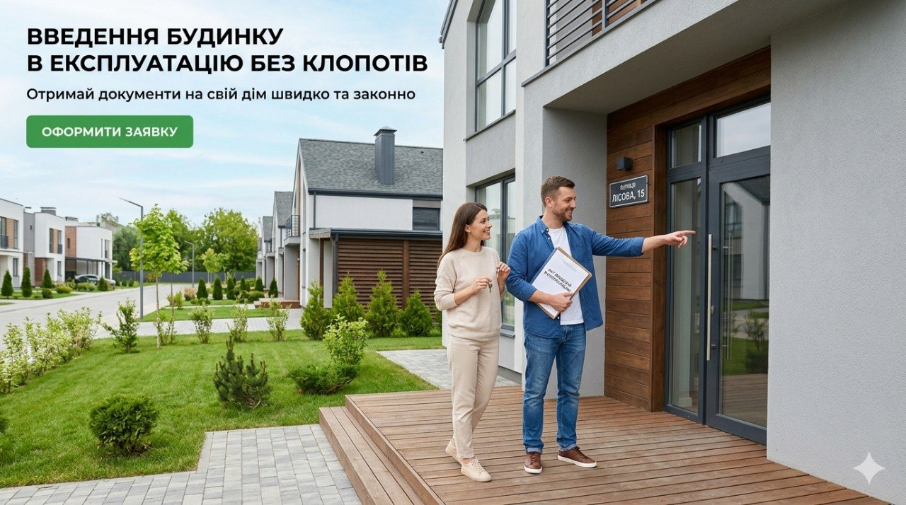 Введення будинку в експлуатацію 1 Введення будинку в експлуатацію в Україні — ціна від 30 000 грн | Бровар Юст