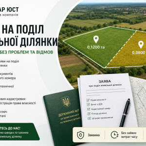 Заява на поділ земельної ділянки — зразок, документи, порядок оформлення | Бровар Юст