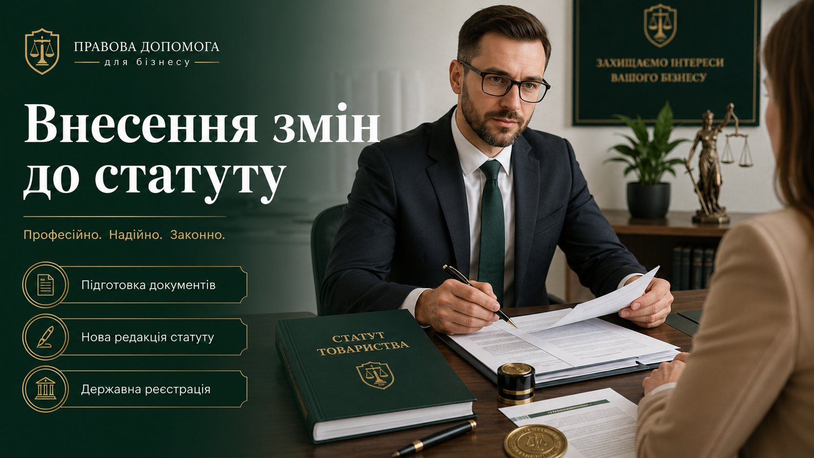 Внесення змін до статуту