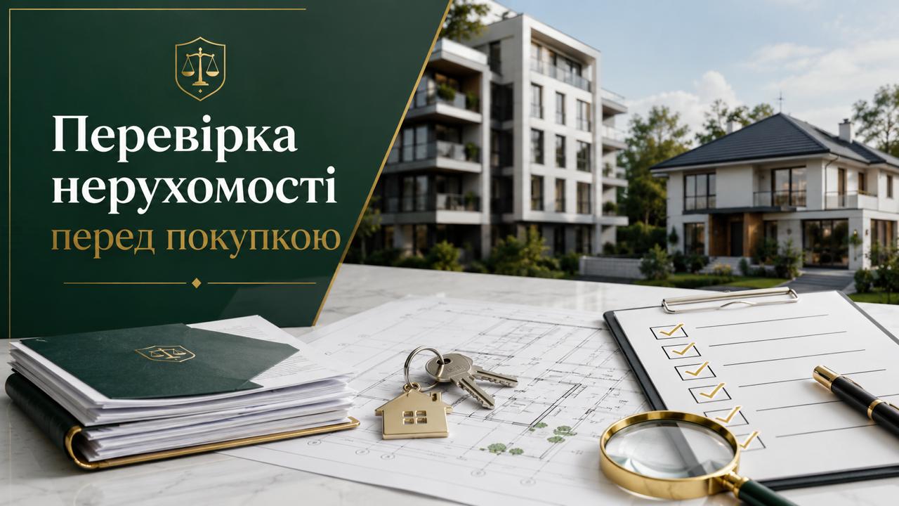 Юридична перевірка квартири, будинку, земельної ділянки перед купівлею. Перевірка документів, власника, арештів, іпотеки, судових спорів та ризиків угоди.