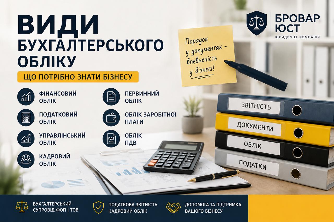 Види бухгалтерського обліку