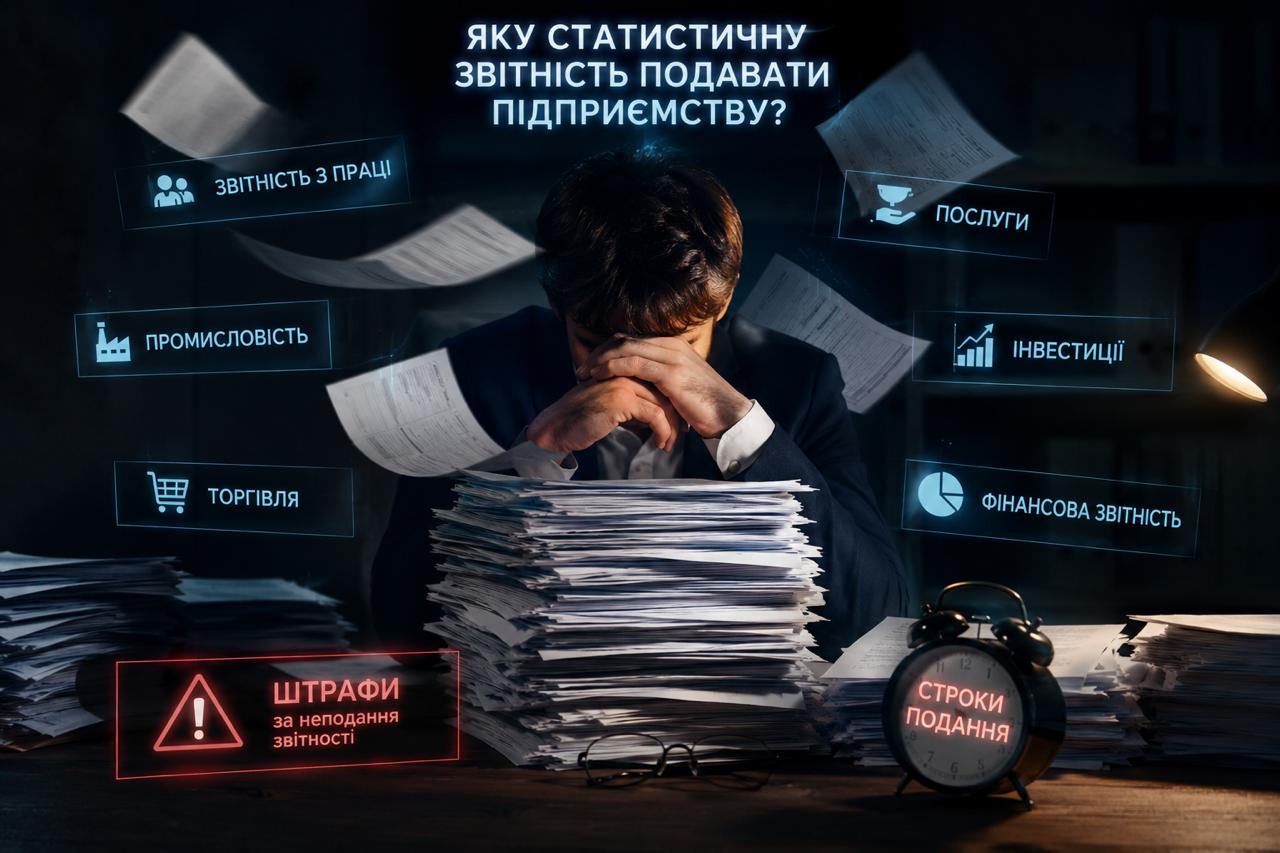 Яку статистичну звітність подавати підприємству — перелік форм, строки, відповідальність