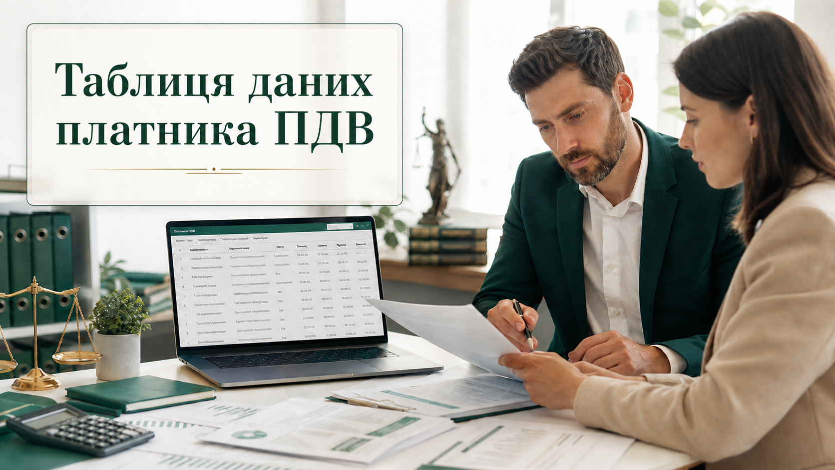 Таблиця даних платника ПДВ — як подати, заповнити та уникнути блокування ПН