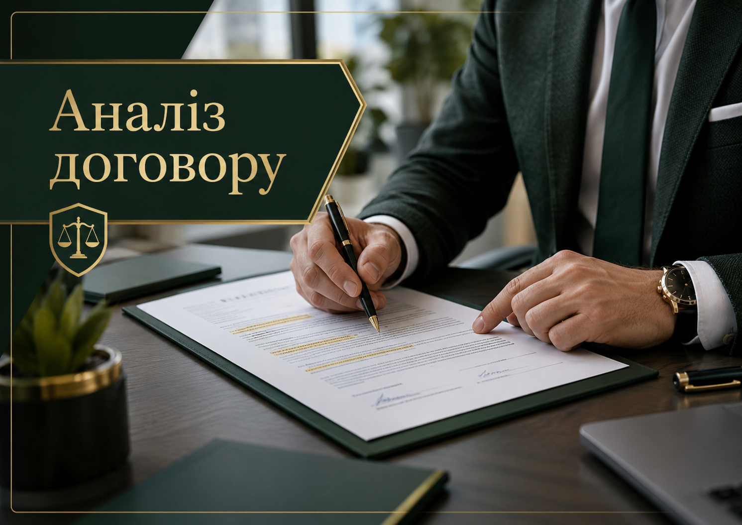 Аналіз договору — юридична перевірка договору перед підписанням | Бровар Юст