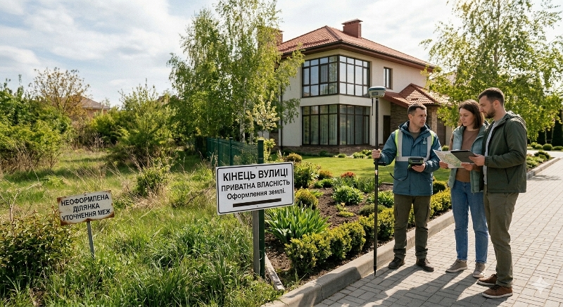 Побудували будинок в кінці вулиці і є нічийна територія: як оформити право користування землею у 2026 році