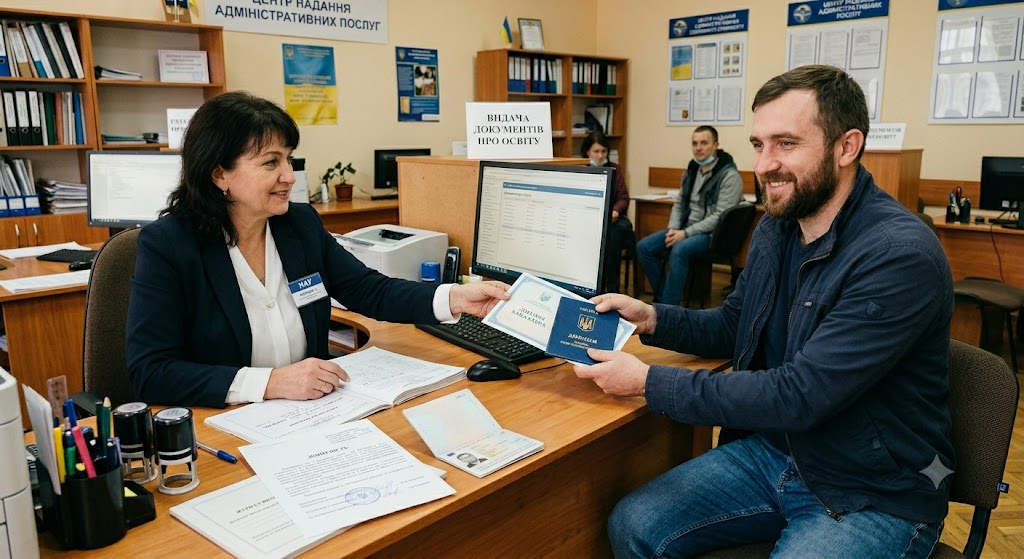 Отримання освітніх документів за довіреністю