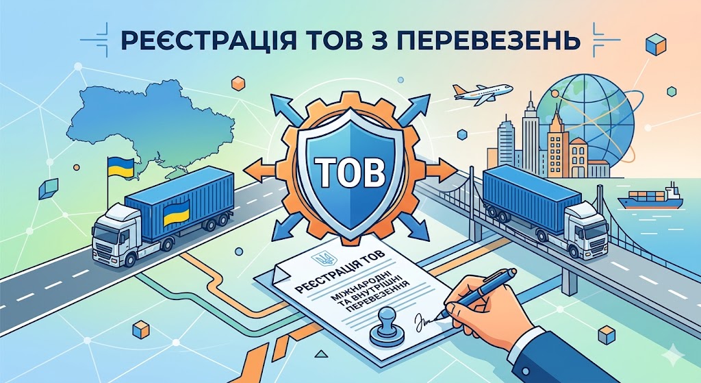 Реєстрація ТОВ з міжнародних та внутрішніх перевезень в Україні